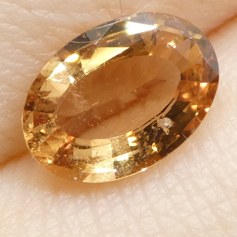 Loose padparadscha sapphire